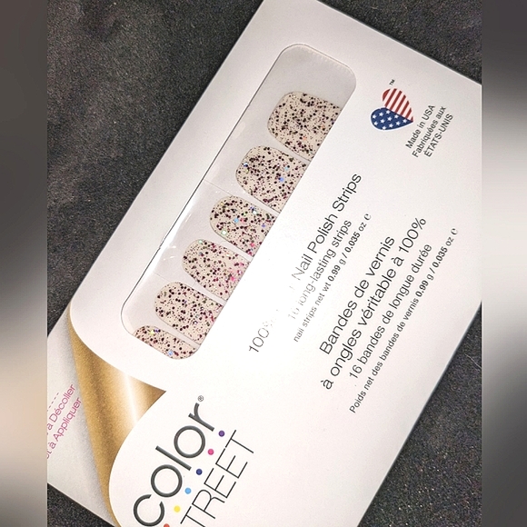 Last chance! Color Street Pink Peppercorn Pink and Holographic Glitter Nails - Picture 1 of 10